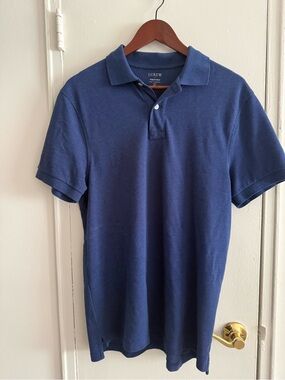 J. Crew Men's Dark Blue Polo Shirt